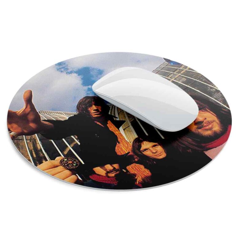 Fish Eye Photo Of Pink Floyd - Pink Floyd Mouse Desk Pad