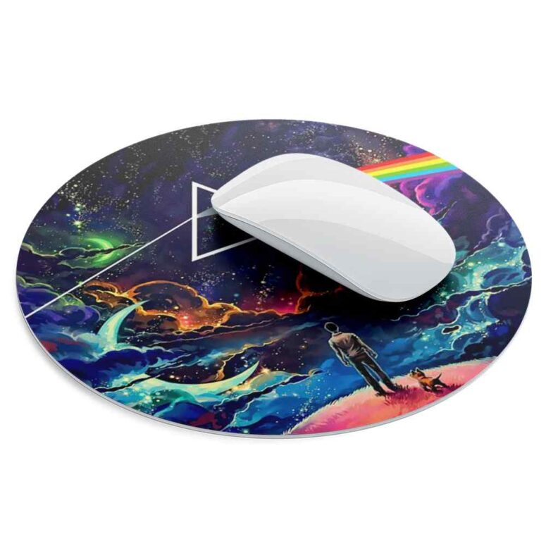 Looking For Dark Side Of The Moon - Pink Floyd Mouse Desk Pad Looking For Dark Side Of The Moon - Pink Floyd Mouse Desk Pad