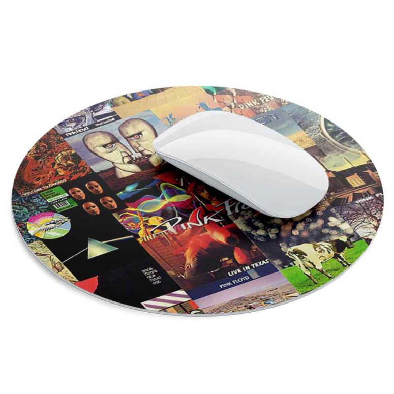 Pink Floyd Albums Collage - Pink Floyd Mouse Desk Pad Pink Floyd Albums Collage - Pink Floyd Mouse Desk Pad
