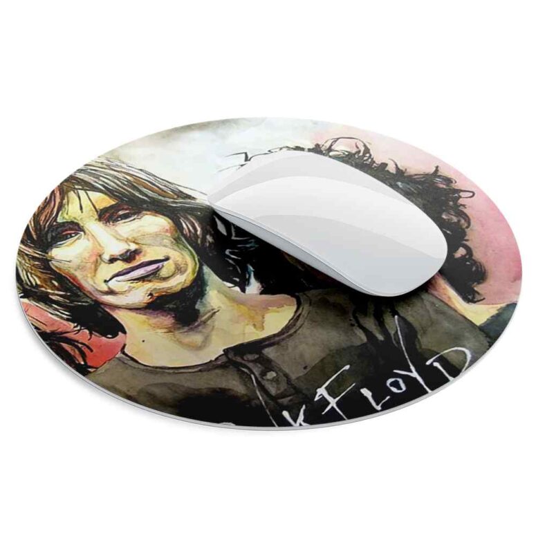 Pink Floyd Band Water Color Art - Pink Floyd Mouse Desk Pad Pink Floyd Band Water Color Art - Pink Floyd Mouse Desk Pad