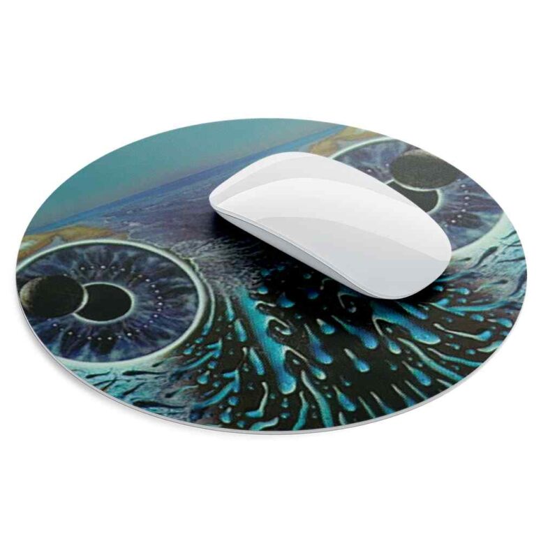 Pulse Owl Eyes - Pink Floyd Mouse Desk Pad Pulse Owl Eyes - Pink Floyd Mouse Desk Pad