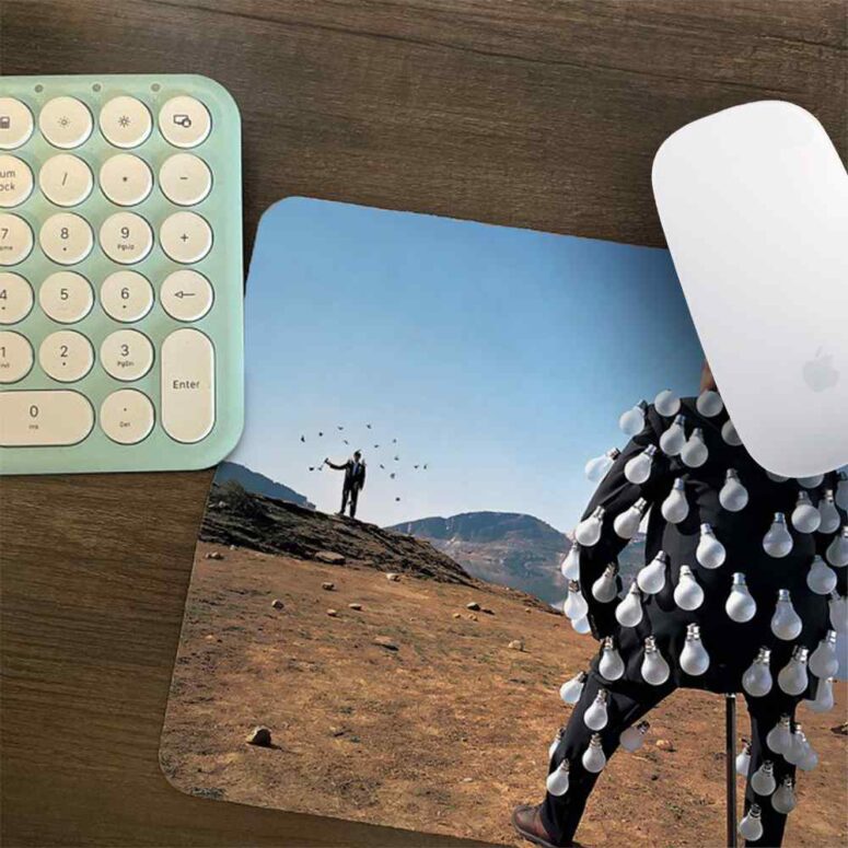 Delicate Sound Of Thunder - Pink Floyd Mouse Desk Pad
