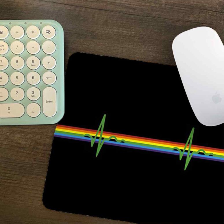 Pink Floyd HeartBeat - Pink Floyd Mouse Desk Pad