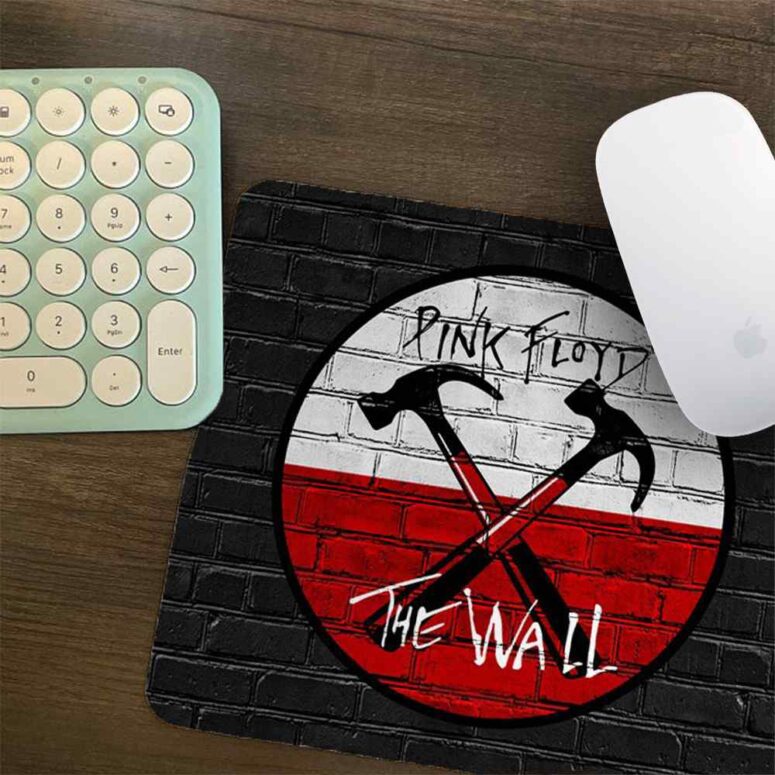 Pink Floyd The Wall Hammer Art - Pink Floyd Mouse Desk Pad Pink Floyd The Wall Hammer Art - Pink Floyd Mouse Desk Pad