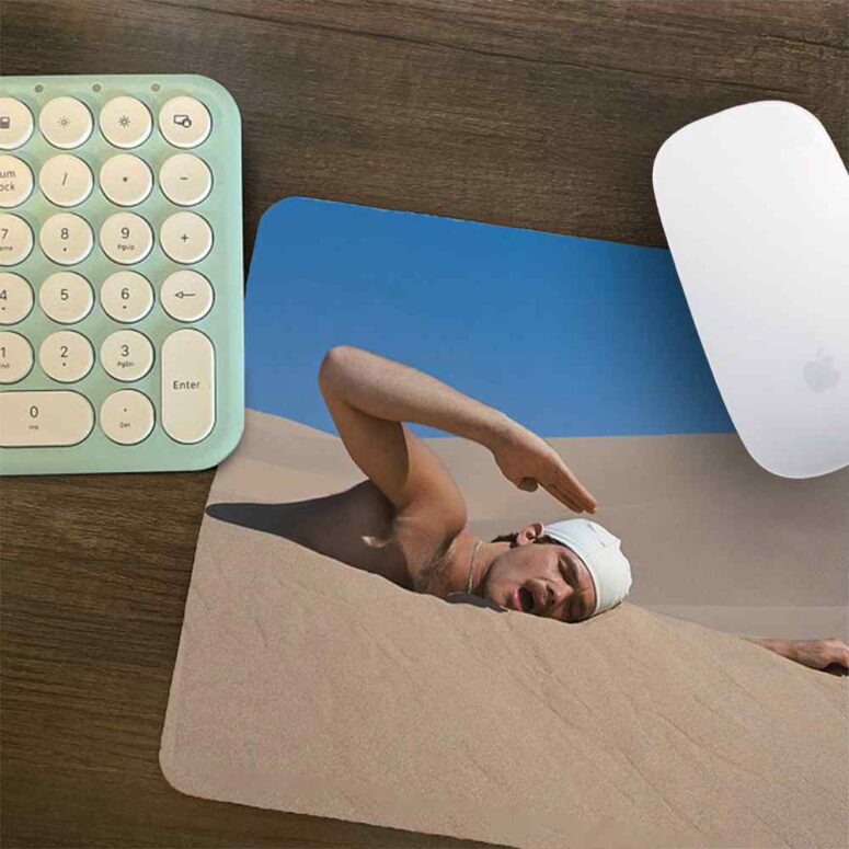 The Meaning of Half Life (Desert Swimmer) 1975 - Pink Floyd Mouse Desk Pad