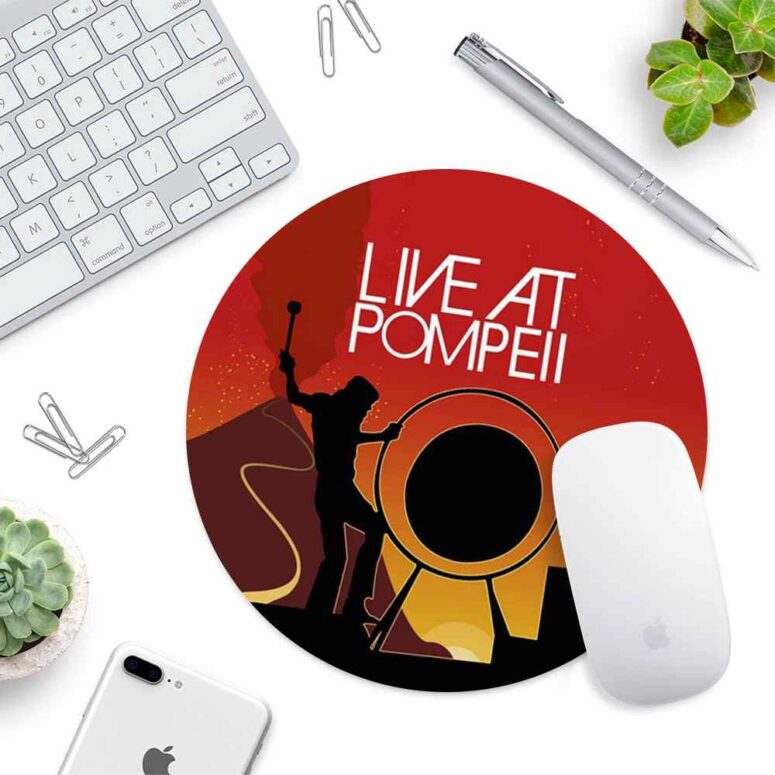 Pink Floyd Live At Pompeii - Pink Floyd Mouse Desk Pad Pink Floyd Live At Pompeii - Pink Floyd Mouse Desk Pad