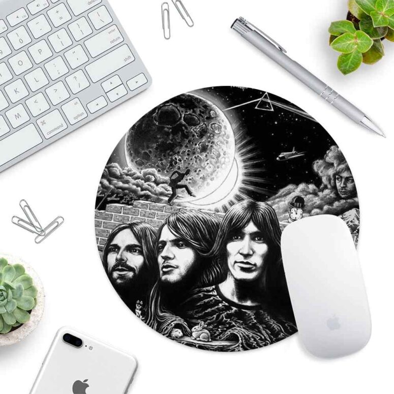 Pink floyd psychedelism - Pink Floyd Mouse Desk Pad