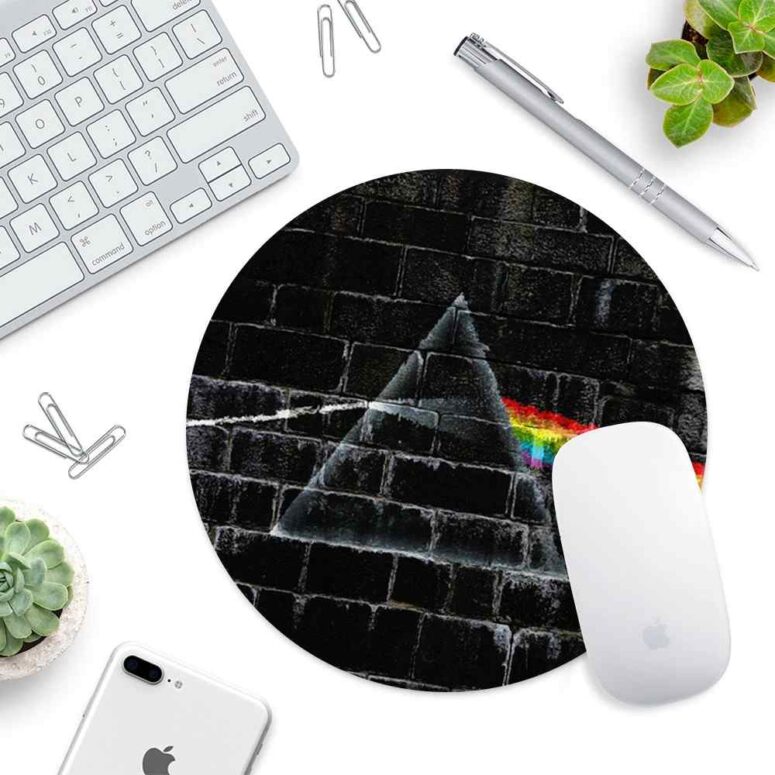 The Dark Side Of The Moon In The Wall Art - Pink Floyd Mouse Desk Pad