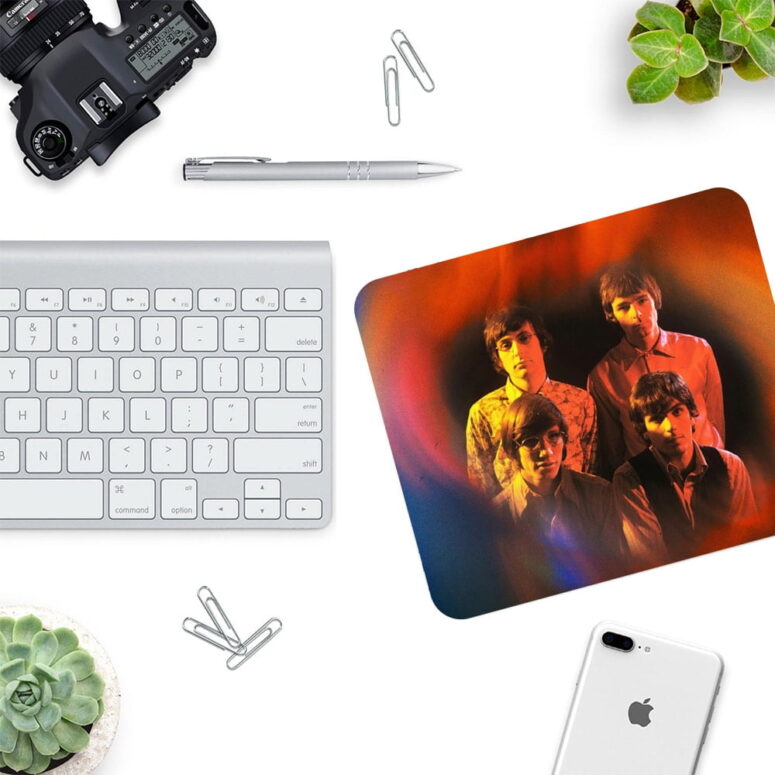 1965 - Their First Recordings - Pink Floyd - Pink Floyd Mouse Desk Pad 1965 - Their First Recordings - Pink Floyd - Pink Floyd Mouse Desk Pad