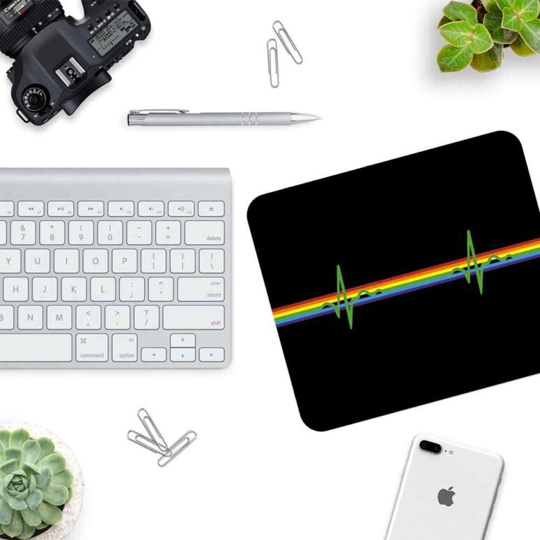 Pink Floyd HeartBeat - Pink Floyd Mouse Desk Pad