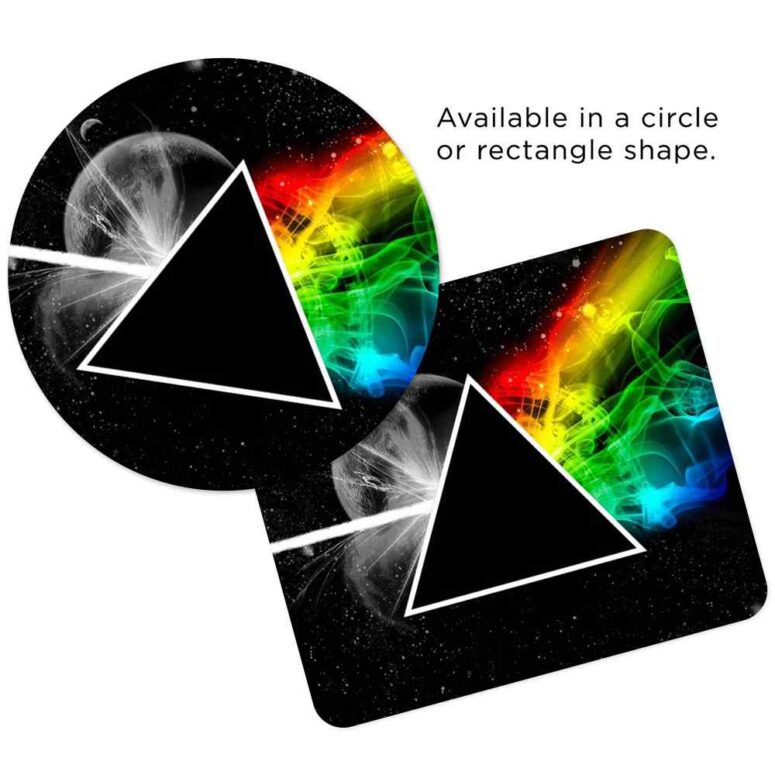 Dark Side Of the Moon in Space - Pink Floyd Mouse Desk Pad Dark Side Of the Moon in Space - Pink Floyd Mouse Desk Pad