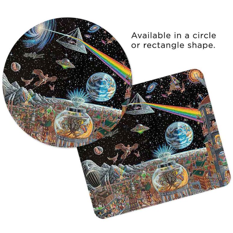 Echoes From The Darkside Of The Moon - Pink Floyd Mouse Desk Pad Echoes From The Darkside Of The Moon - Pink Floyd Mouse Desk Pad