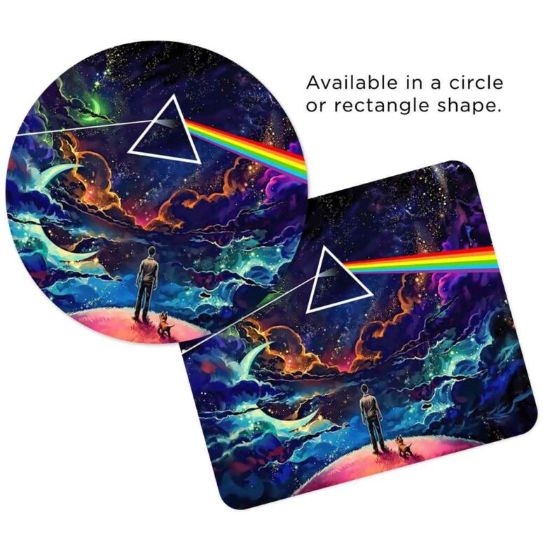 Looking For Dark Side Of The Moon - Pink Floyd Mouse Desk Pad Looking For Dark Side Of The Moon - Pink Floyd Mouse Desk Pad