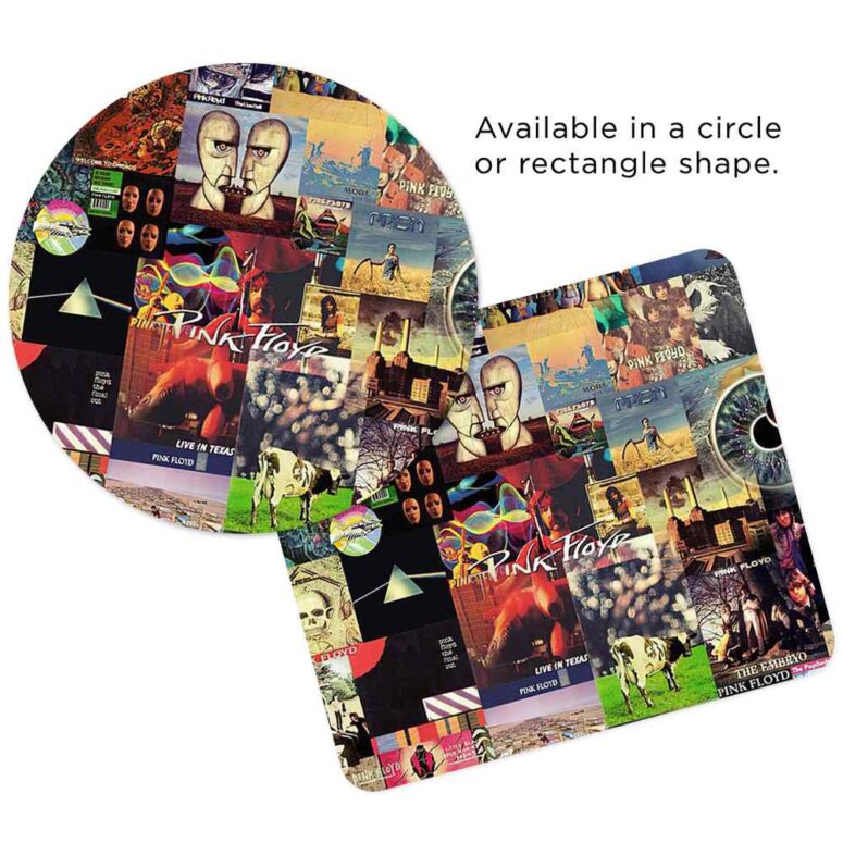 Pink Floyd Albums Collage - Pink Floyd Mouse Desk Pad Pink Floyd Albums Collage - Pink Floyd Mouse Desk Pad