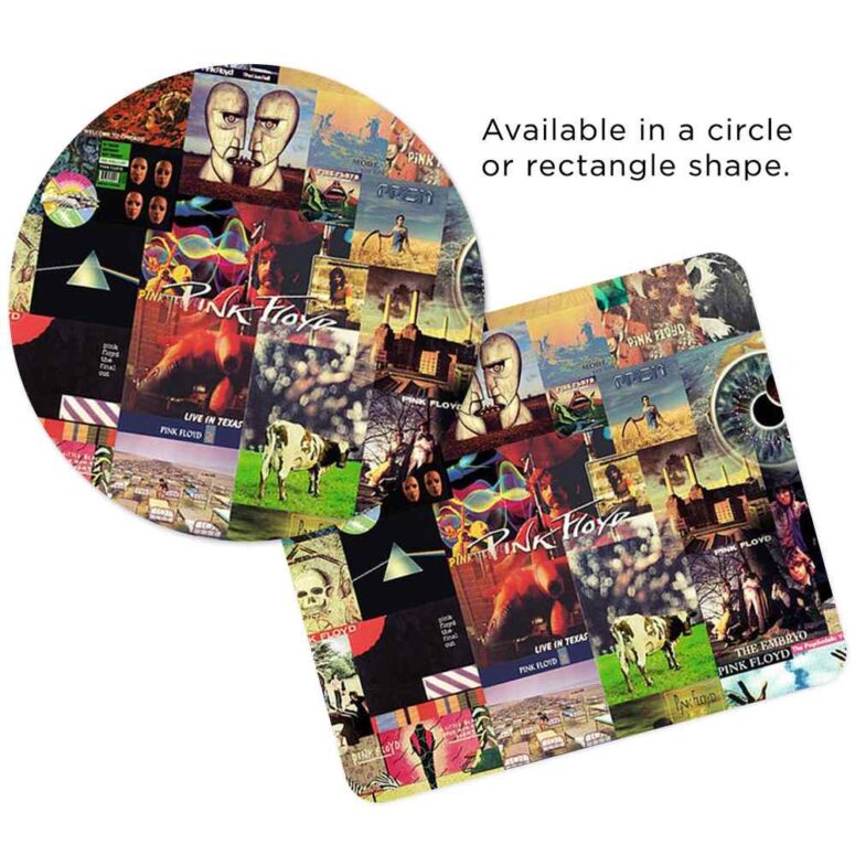 Pink Floyd Collage Album Cover - Pink Floyd Mouse Desk Pad