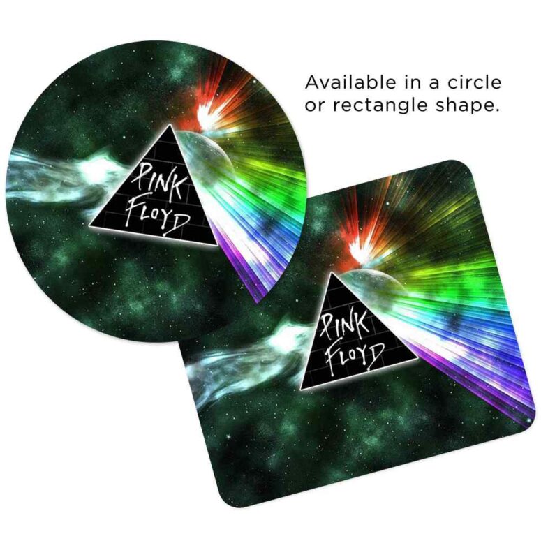 Dark Side Of Moon Galaxy Green - Pink Floyd Mouse Desk Pad Dark Side Of Moon Galaxy Green - Pink Floyd Mouse Desk Pad