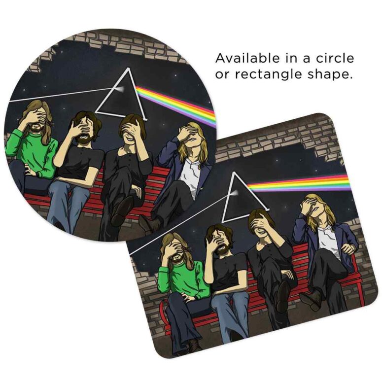 Pink Floyd Facepalm - Pink Floyd Mouse Desk Pad
