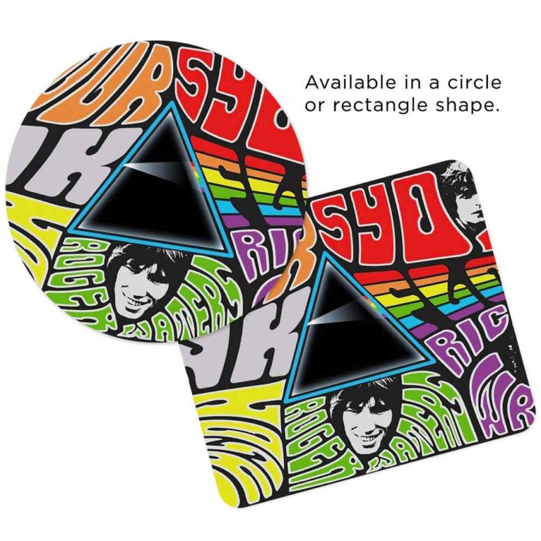 Pink floyd Member Art Full Color - Pink Floyd Mouse Desk Pad