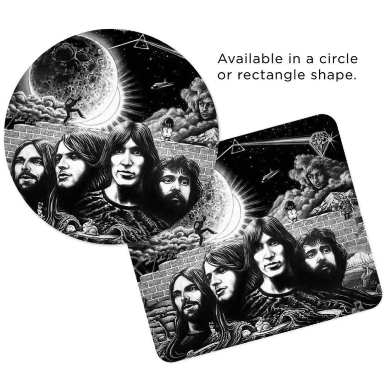 Pink floyd psychedelism - Pink Floyd Mouse Desk Pad