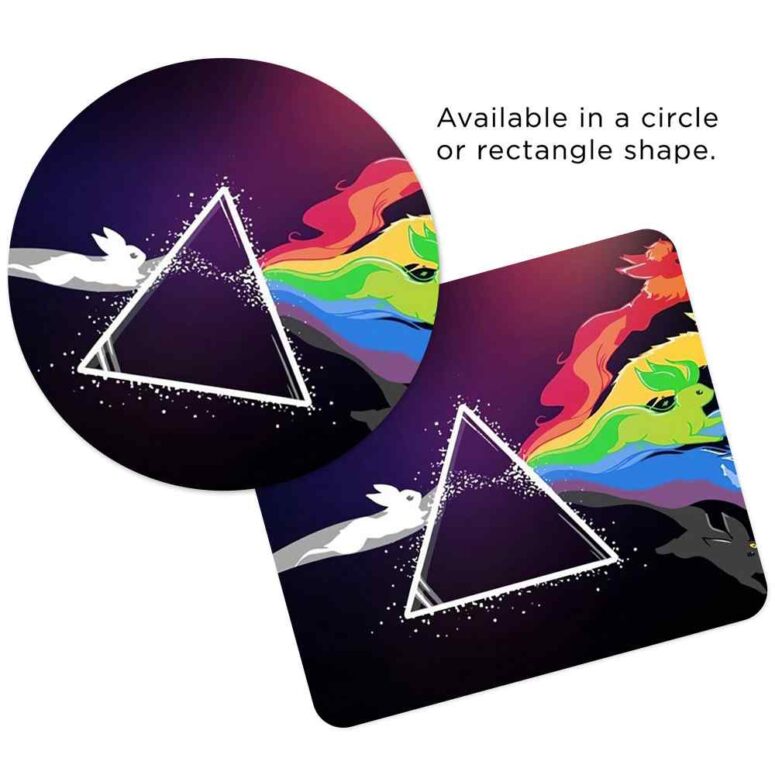 Eeve Evolution Dark Side Of The Moon Pokemon Pink Floyd Shirt