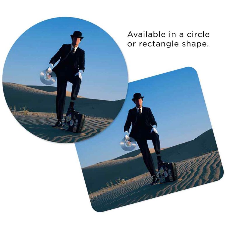 Wish You Were Here Desert Man in Bowler - Pink Floyd Mouse Desk Pad Wish You Were Here Desert Man in Bowler - Pink Floyd Mouse Desk Pad