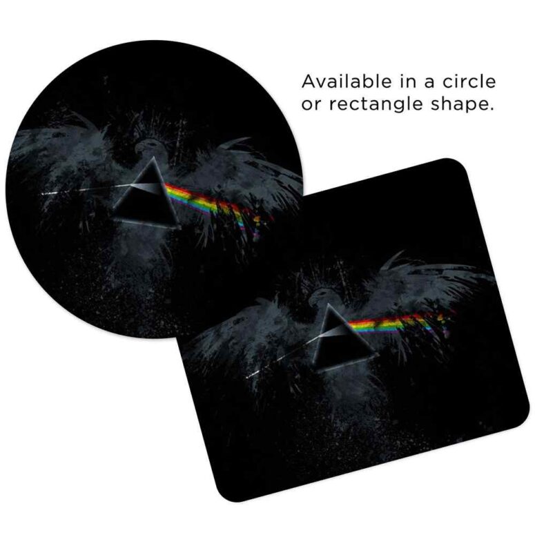 Dark Side Of The Moon Eagle Art - Pink Floyd Mouse Desk Pad