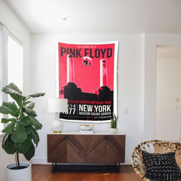 Pink Floyd In The Flesh North American Tour Poster Tapestry
