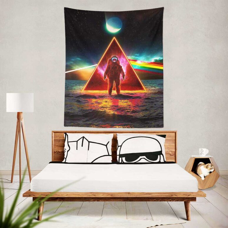 Astronaut Dark Side Of The Moon Pink Floyd Tapestry Astronaut Dark Side Of The Moon Pink Floyd Tapestry