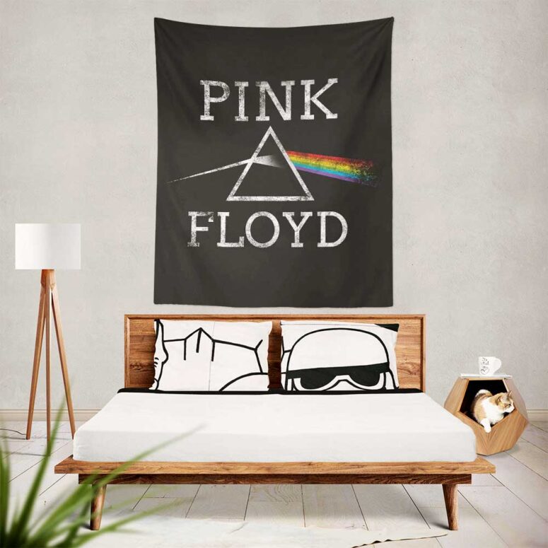 Dark Side Of The Moon Distressed Pink Floyd Tapestry
