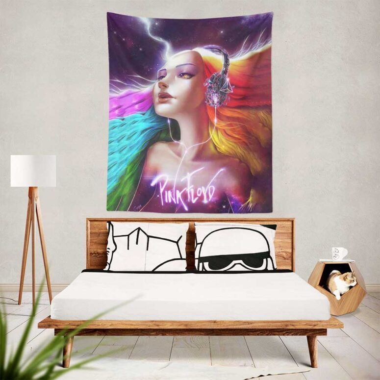Pink Floyd Lady Art Tapestry Pink Floyd Lady Art Tapestry