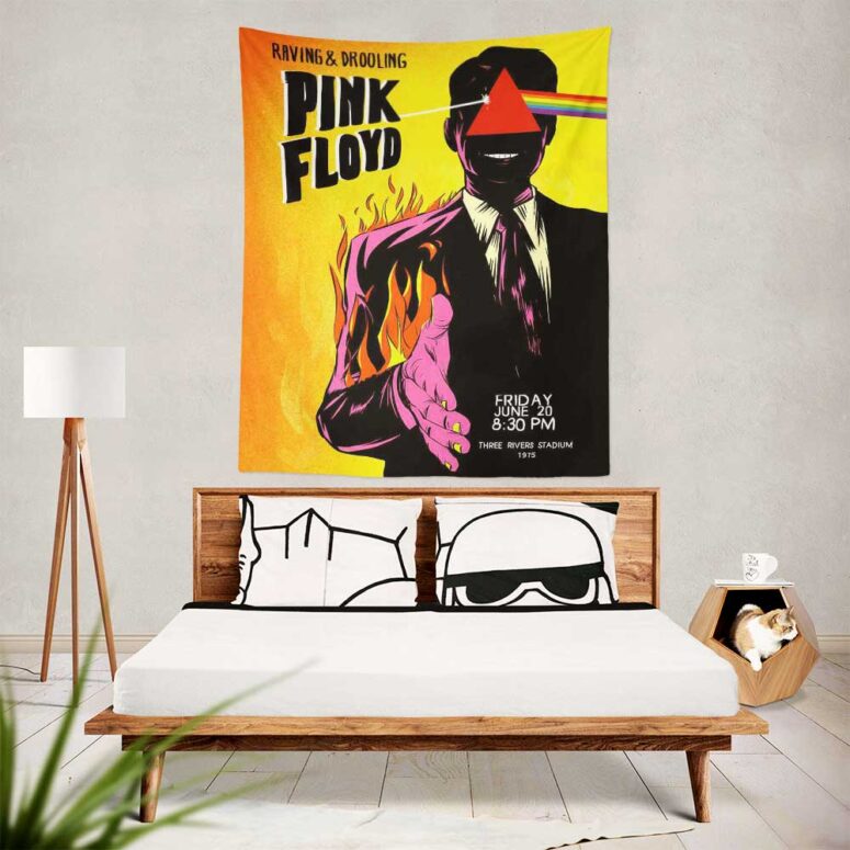 Raving and drooling pink floyd Poster 1975 Tapestry Raving and drooling pink floyd Poster 1975 Tapestry