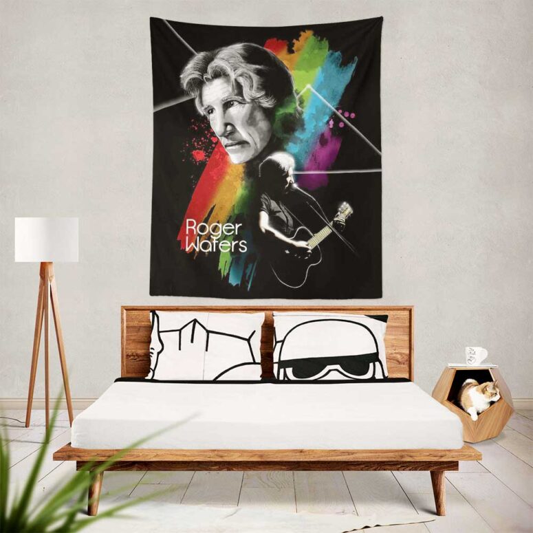 Roger Waters Fan Art Pink Floyd Tapestry Roger Waters Fan Art Pink Floyd Tapestry