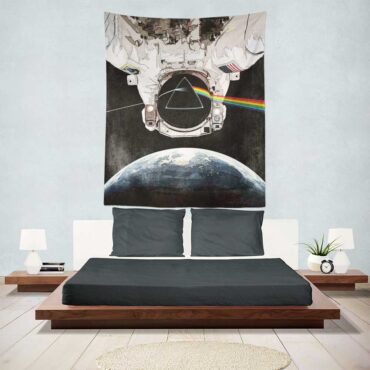 Dark Side Of The Moon Astronaut Pink Floyd Tapestry