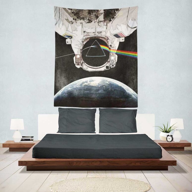 Dark Side Of The Moon Astronaut Pink Floyd Tapestry