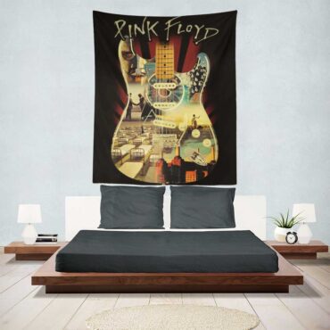 Pink Floyd and Guitar Art Tapestry
