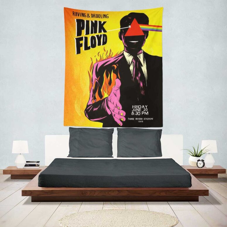 Raving and drooling pink floyd Poster 1975 Tapestry Raving and drooling pink floyd Poster 1975 Tapestry