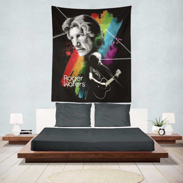 Roger Waters Fan Art Pink Floyd Tapestry Roger Waters Fan Art Pink Floyd Tapestry