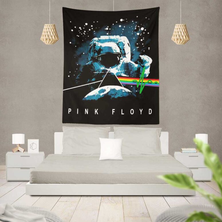 Pink Floyd Dark Side Pyramid Astronaut Tapestry Pink Floyd Dark Side Pyramid Astronaut Tapestry