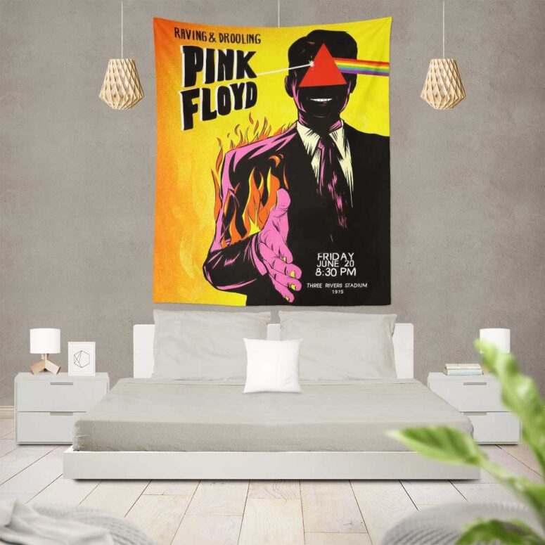 Raving and drooling pink floyd Poster 1975 Tapestry Raving and drooling pink floyd Poster 1975 Tapestry