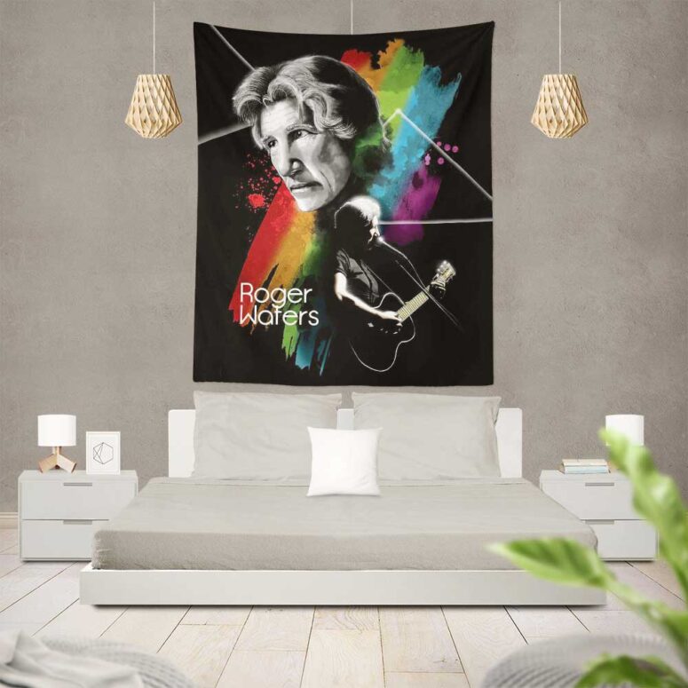 Roger Waters Fan Art Pink Floyd Tapestry Roger Waters Fan Art Pink Floyd Tapestry