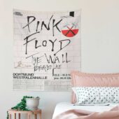 Pink Floyd The Wall Original Vintage Tour Poster for Dortmund, Germany, 1981 Tapestry