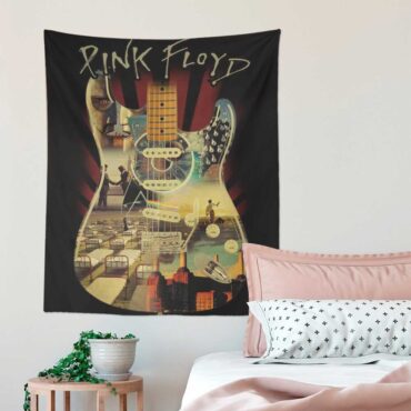 Pink Floyd and Guitar Art Tapestry