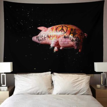 Pink Floyd's Flying Pig Tapestry Pink Floyd's Flying Pig Tapestry