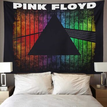 Dark Side Of The Moon Prism Rainbow Gradient Pink Floyd Tapestry Dark Side Of The Moon Prism Rainbow Gradient Pink Floyd Tapestry