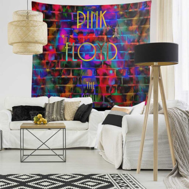 Pink Floyd The Wall Water Painting Tapestry Pink Floyd The Wall Water Painting Tapestry