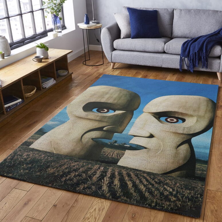 Division Bell - Stone Heads - Pink Floyd Rug