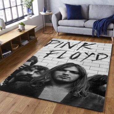The Wall Full Band Black & White - Pink Floyd Rug