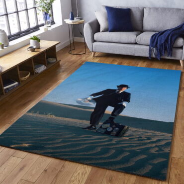 Wish You Were Here Desert Man in Bowler - Pink Floyd Rug