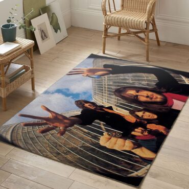 Fish Eye Photo Of Pink Floyd - Pink Floyd Rug