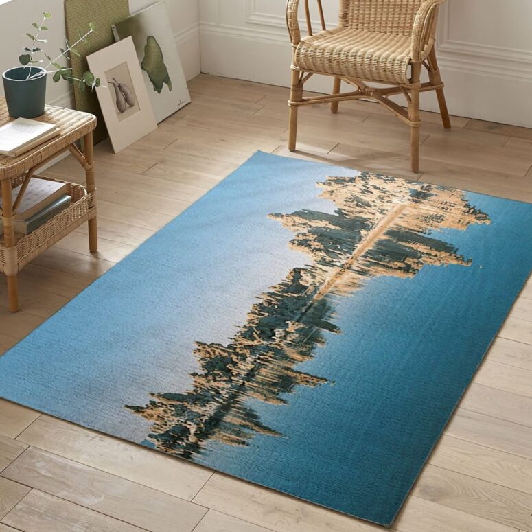 Mono Lake Wish You Were Here, Diver, Album Inner Sleeve - Pink Floyd Rug